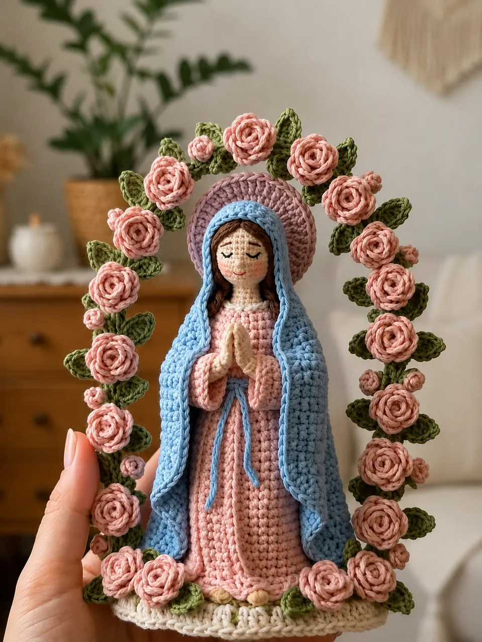 Nossa Senhora das Graças em crochê
